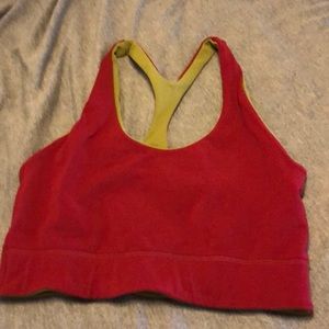 Reversible sports bra